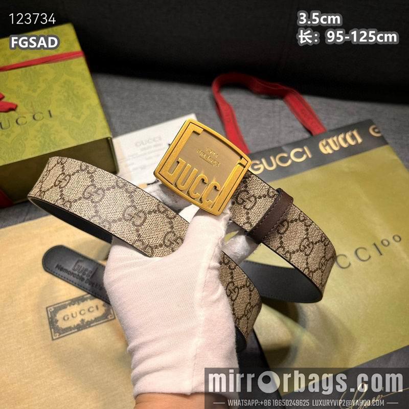 Gucci belt 35mmX95-125cm 8L06