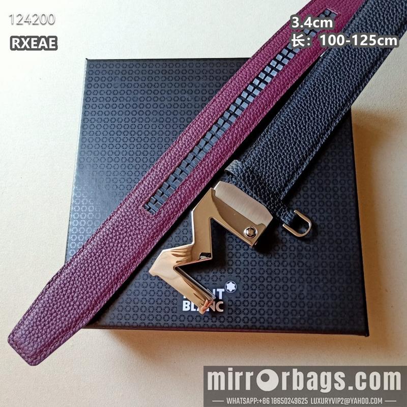 Montlanc belt 34mmX100-125cm 8L13