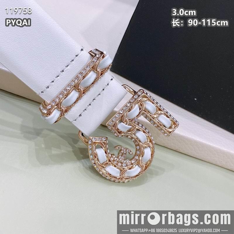 Chanel belt 30mmX90-115cm 8L040804
