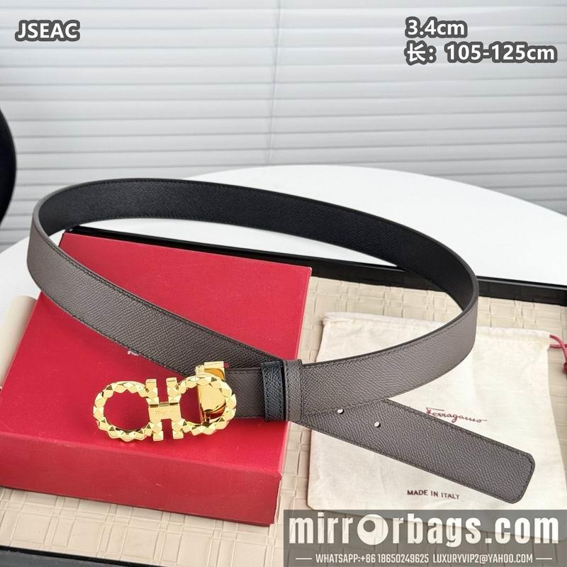 Ferragamo belt 34mmX105-125cm 8L18
