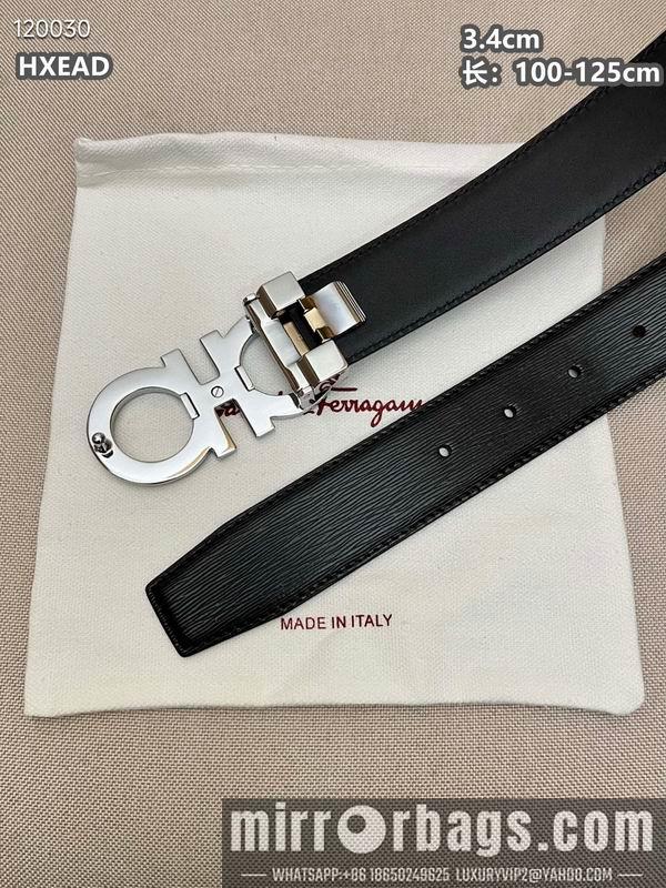 Ferragamo belt 34mmX100-125cm 8L03