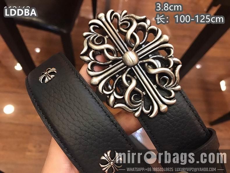 Chrome Hearts belt 38mmX100-125cm 8L05