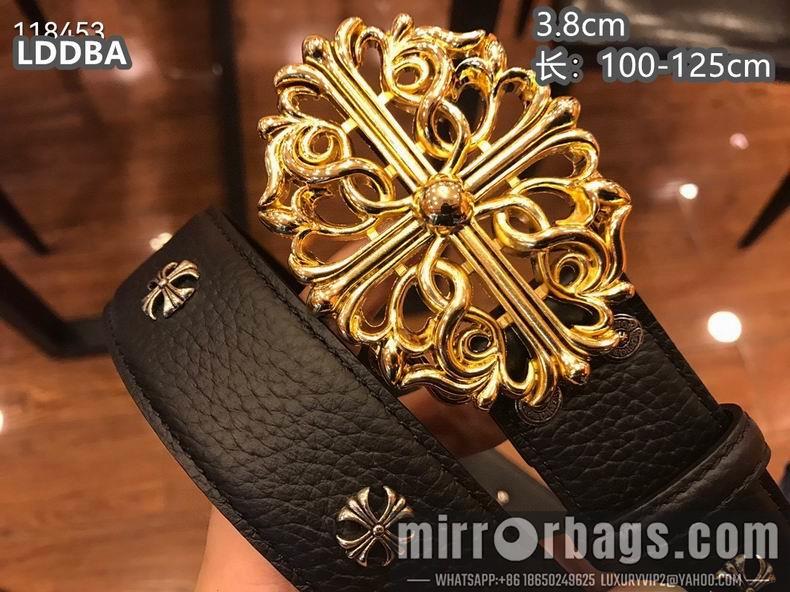 Chrome Hearts belt 38mmX100-125cm 8L05