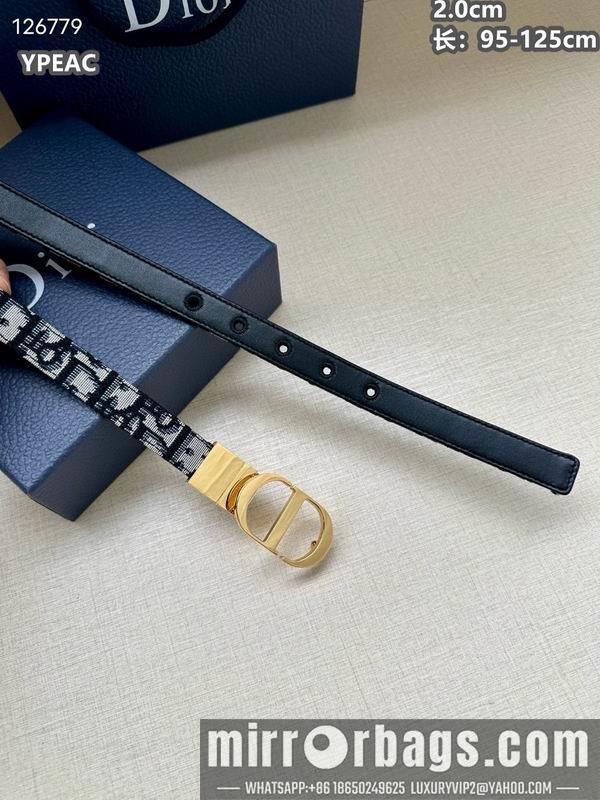 Dior belt 20mmX95-125cm 8L22