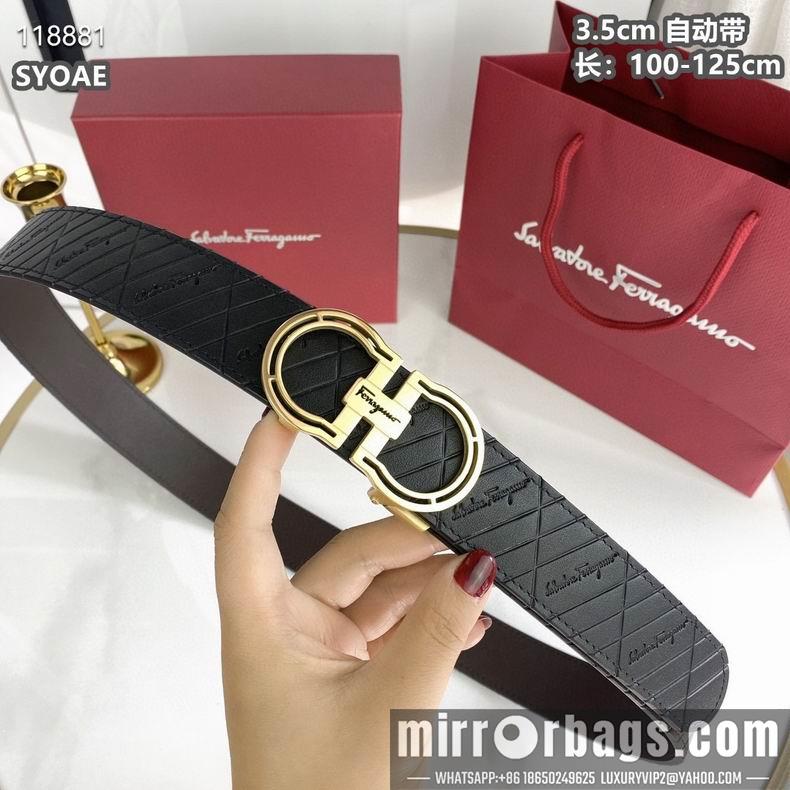 Ferragamo belt自动带 35mmX100-125cm 8L10