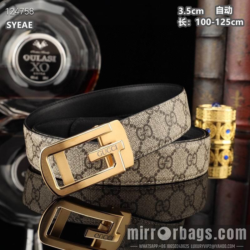 Gucci belt 35mmX100-125cm 8L20