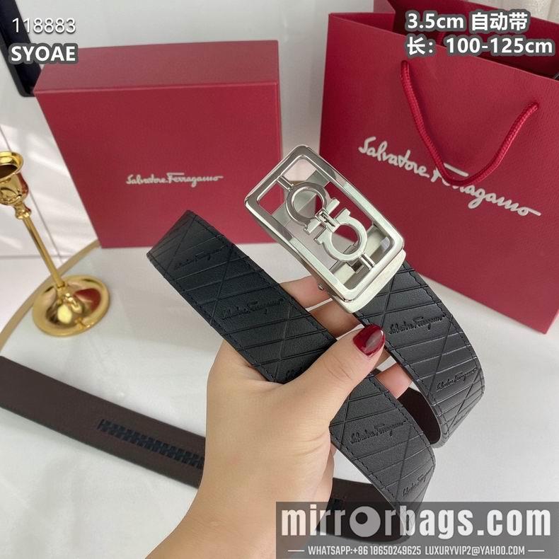 Ferragamo belt自动带 35mmX100-125cm 8L11