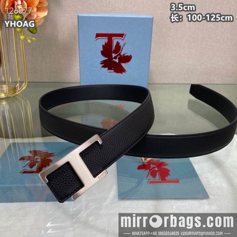 Tod's belt 35mmX100-125cm 8L07