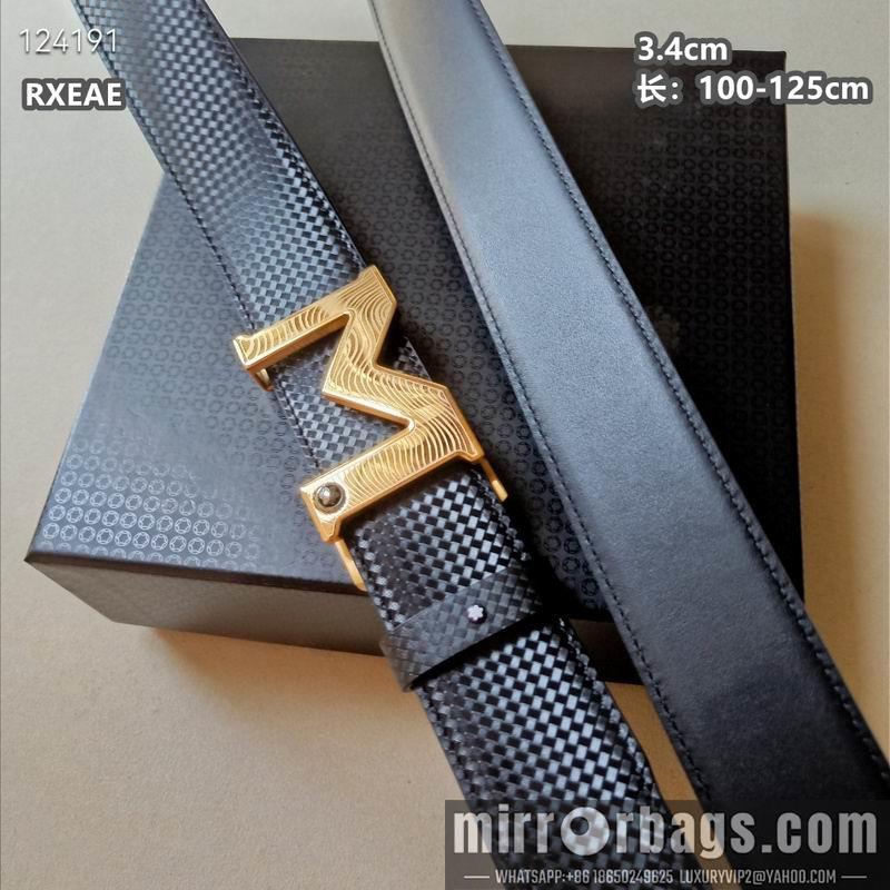 Montlanc belt 34mmX100-125cm 8L17