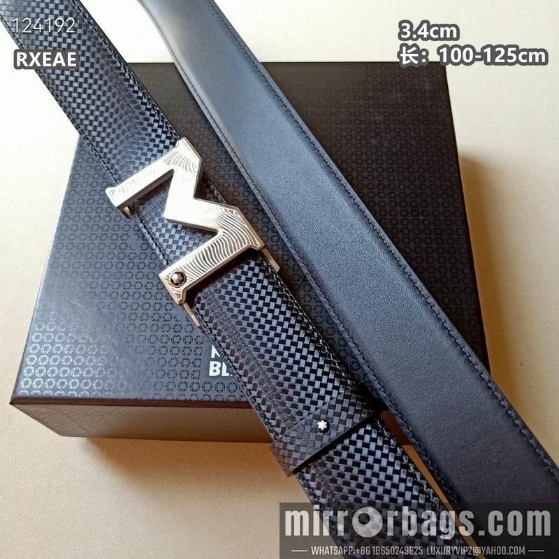 Montlanc belt 34mmX100-125cm 8L17