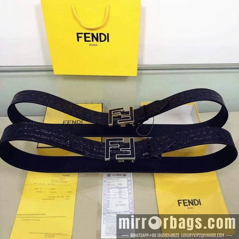Fendi Belt 38mmX95-125cm 7D52