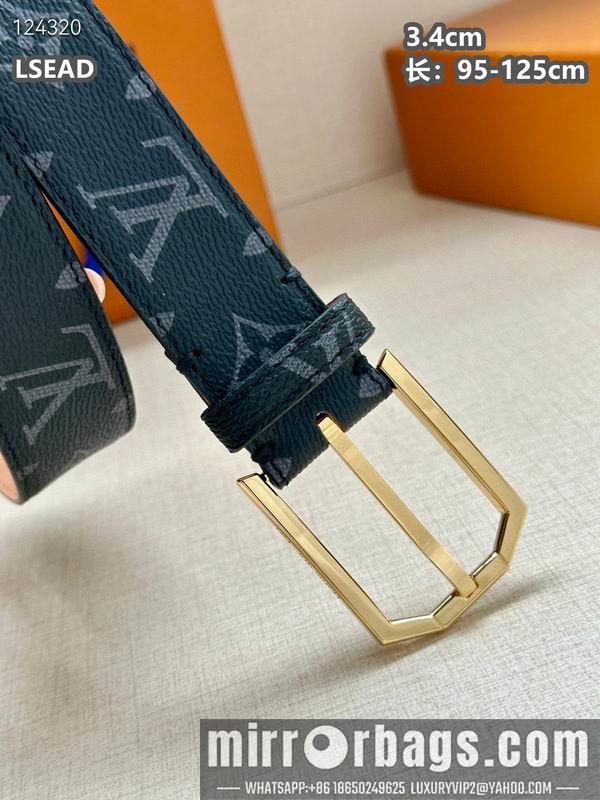 LV belt 34mmX95-125cm 8L23