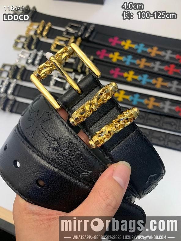 Chrome Hearts belt 38mmX100-125cm 8L25