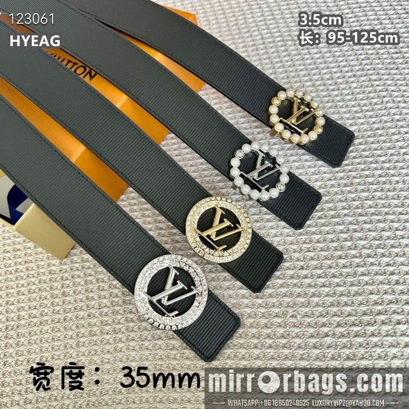 LV belt 35mmX95-125cm 8L01