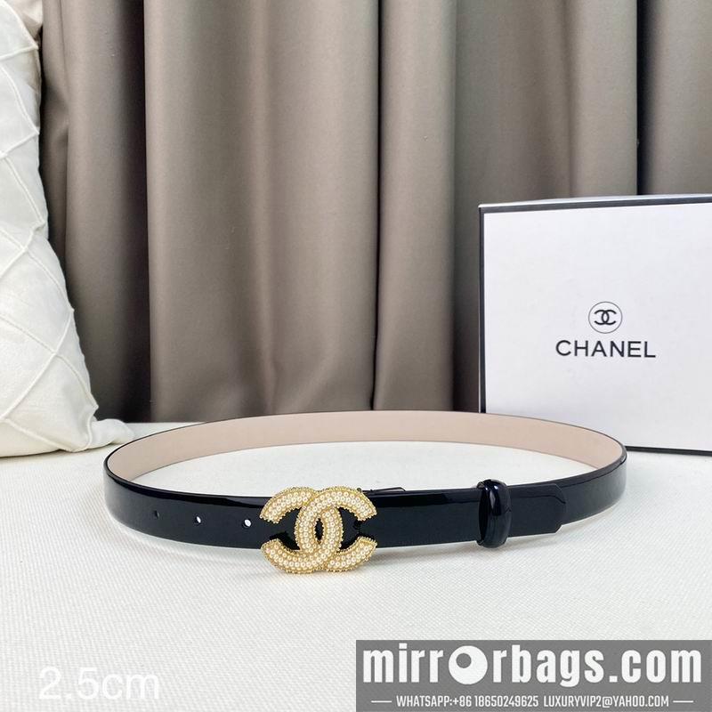 Chanel belt 25mmX90-110cm 7D06
