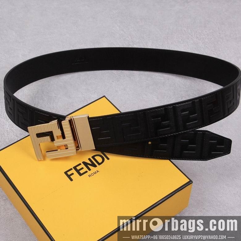 Fendi Belt 38mmX95-125cm 7D31
