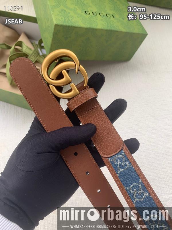 Gucci belt 30mmX95-125cm 8L16