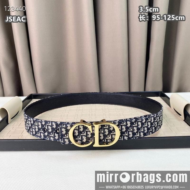 Dior belt 35mmX95-125cm 8L24