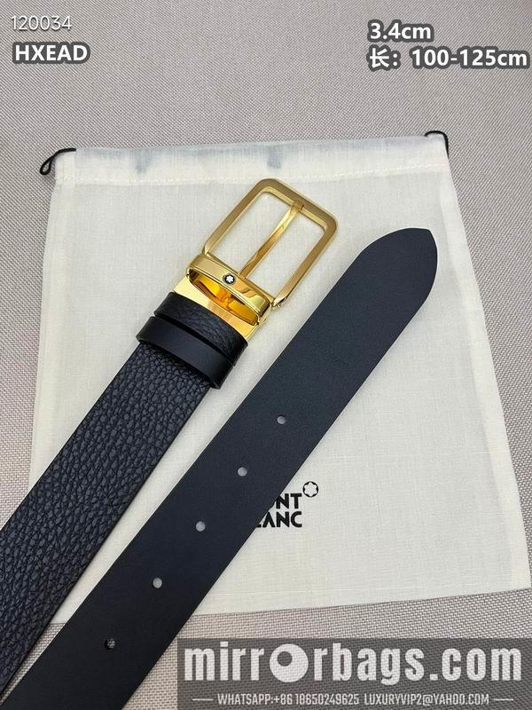 Montblanc belt 34mmX100-125cm 8L03