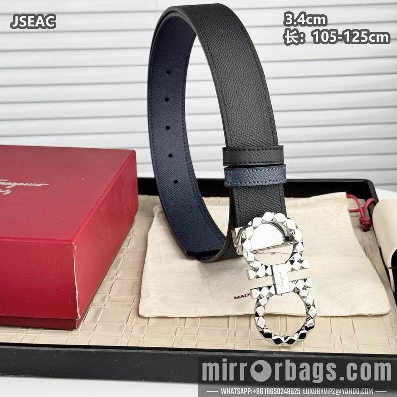 Ferragamo belt 34mmX105-125cm 8L18