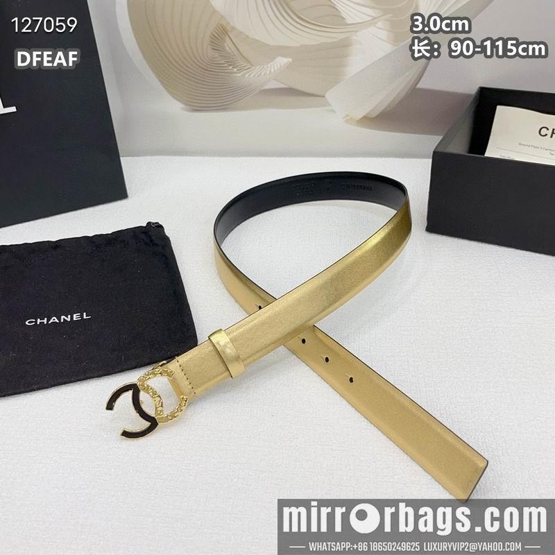 Chanel belt 30mmX90-115cm 8L35
