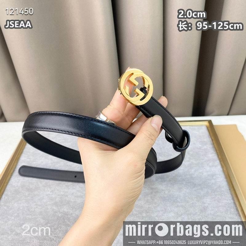 Gucci belt 20mmX95-125cm 8L16