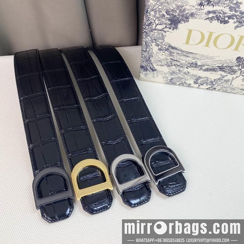 Dior belt 35mmX95-125cm 7D19