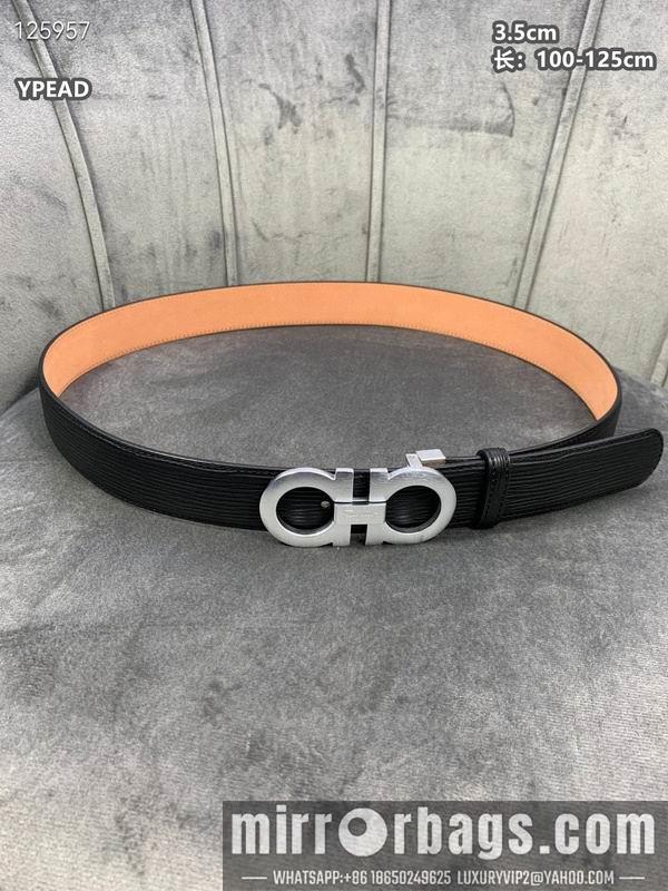Ferragamo belt 35mmX100-125cm 8L26