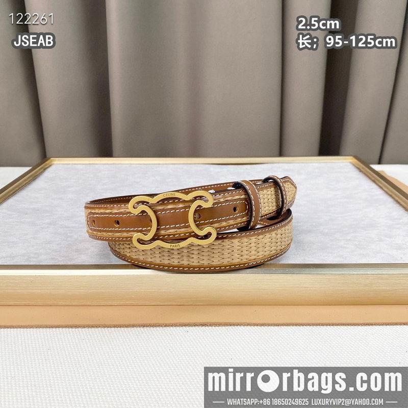 Celine belt 25mmX95-125cm 8L24