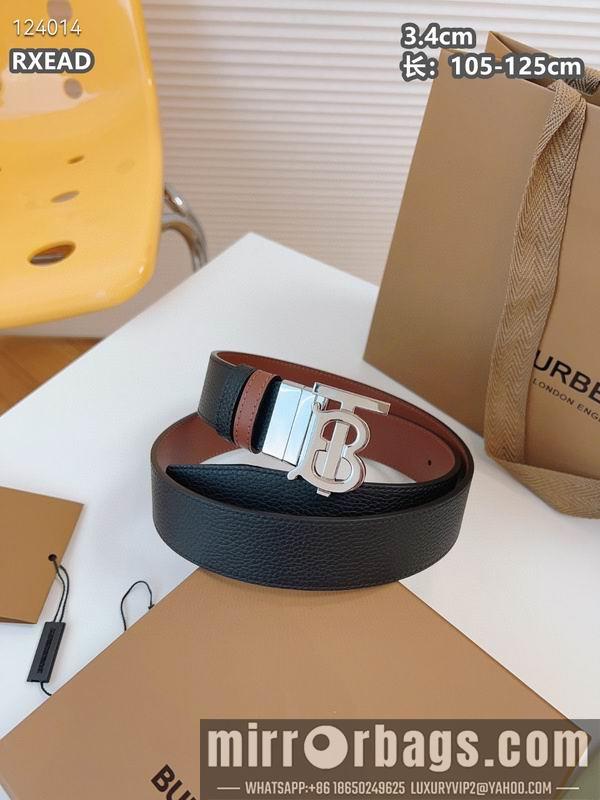 Burberry belt 34mmX105-125cm 8L07