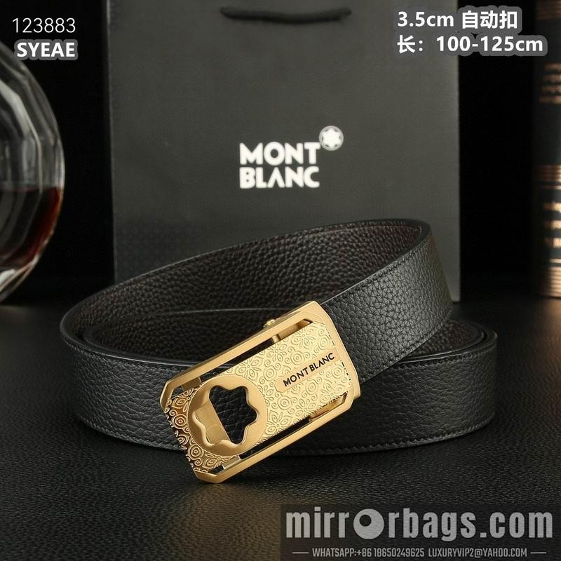 Montlanc belt 35mmX100-125cm 8L44