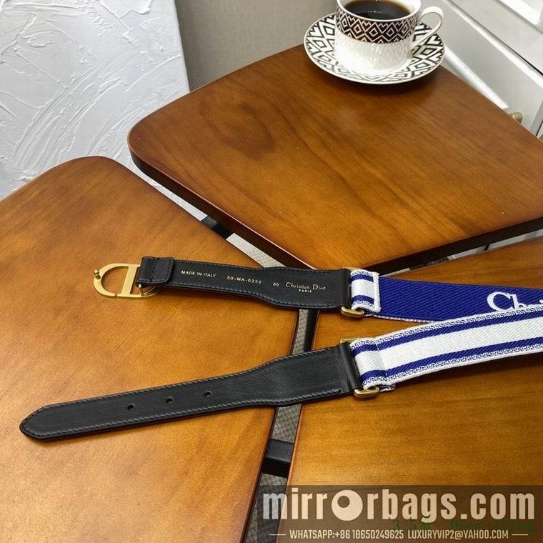 Dior belt 35mmX95-125cm 7D02