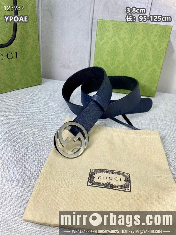 Gucci belt 38mmX95-125cm 8L10