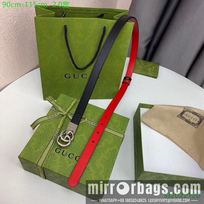 Gucci Belt 20mmX90-115cm 7D04
