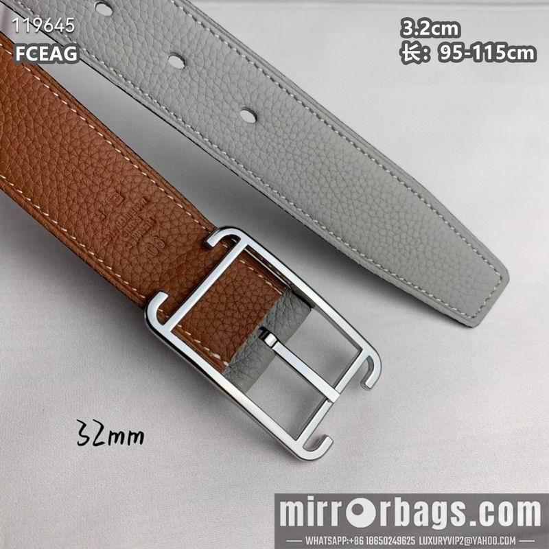 Hermes belt 32mmX95-115cm 8L040801