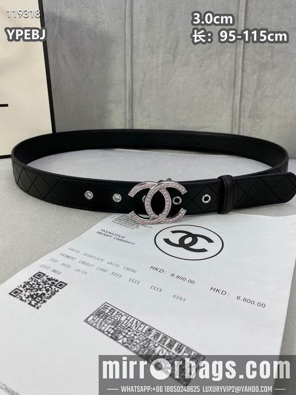 Chanel belt 30mmX95-115cm 8L040805