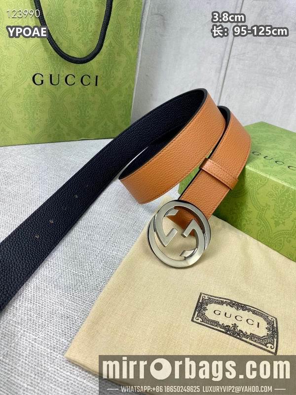 Gucci belt 38mmX95-125cm 8L10