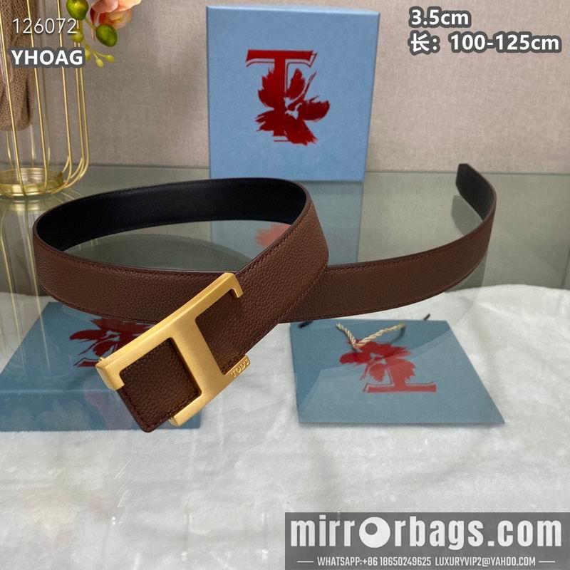 Tod's belt 35mmX100-125cm 8L07