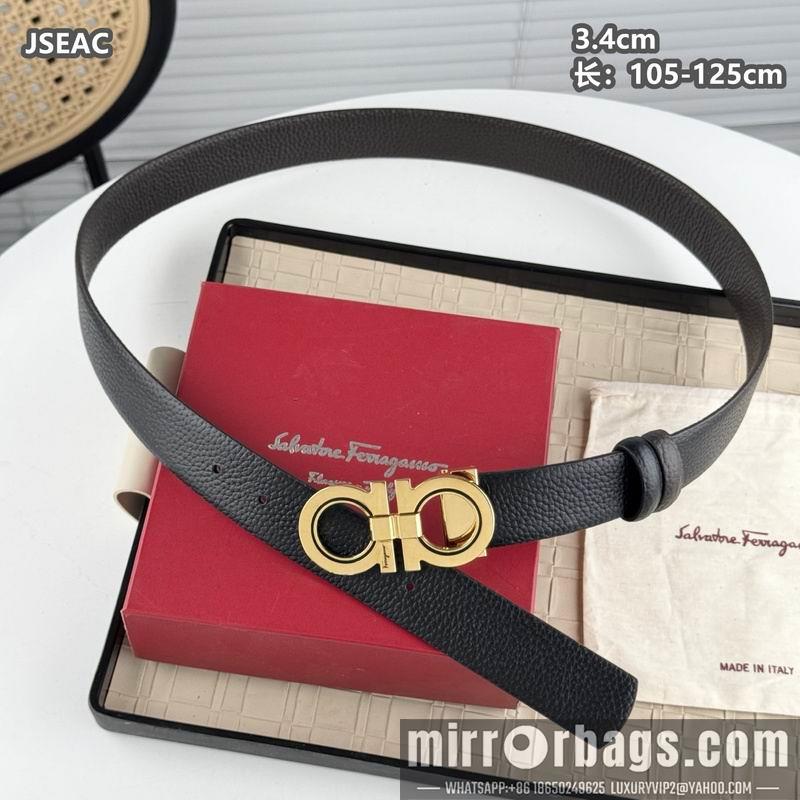 Ferragamo belt 34mmX105-125cm 8L16