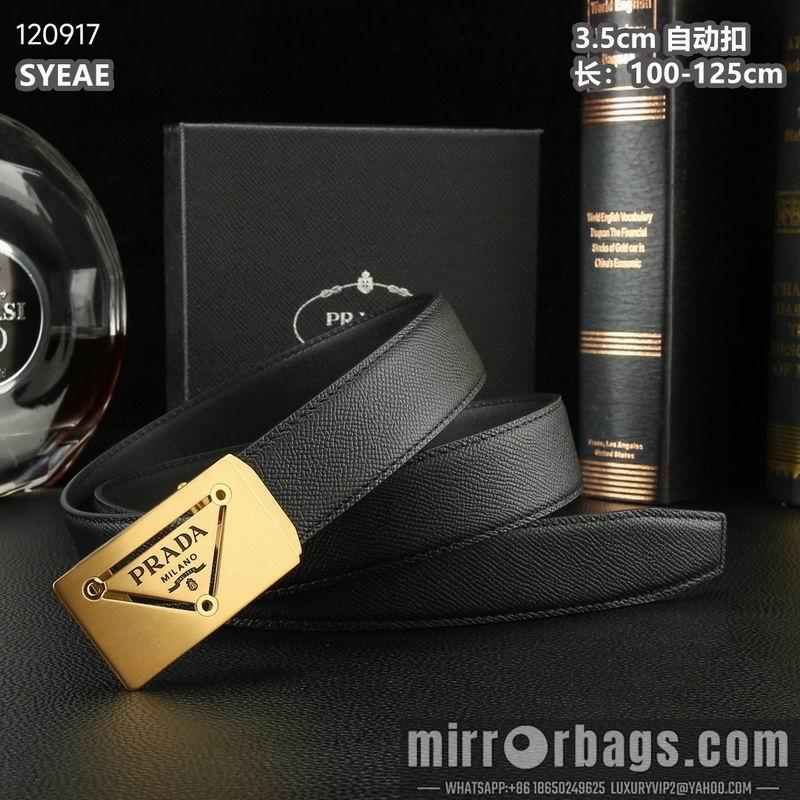 Prada belt 自动带 35mmX100-125cm 8L072003