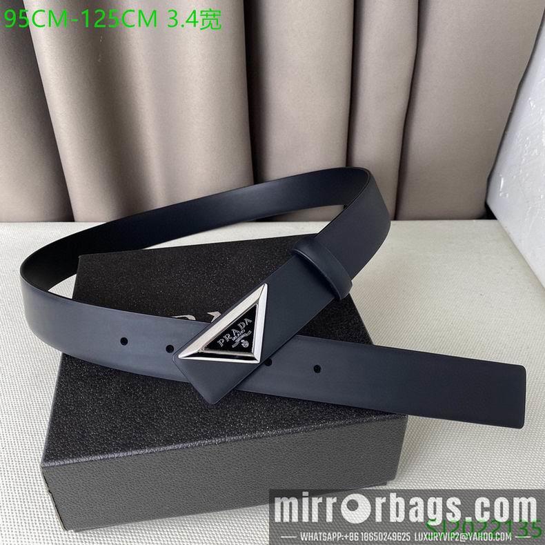 Prada Belt 34mmX95-125cm 7D04