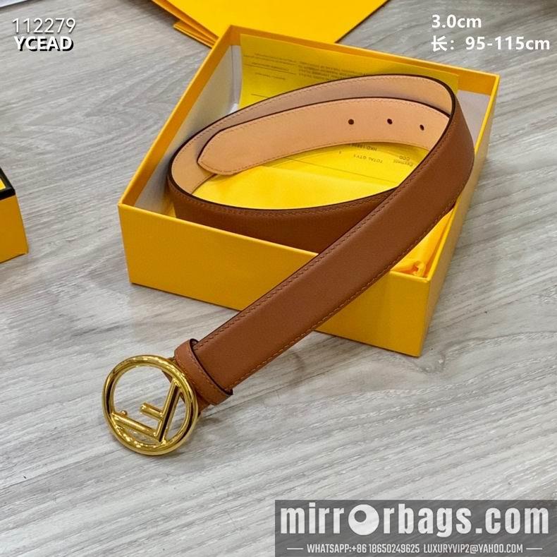 Fendi Belt 30mmX95-115cm 8L07