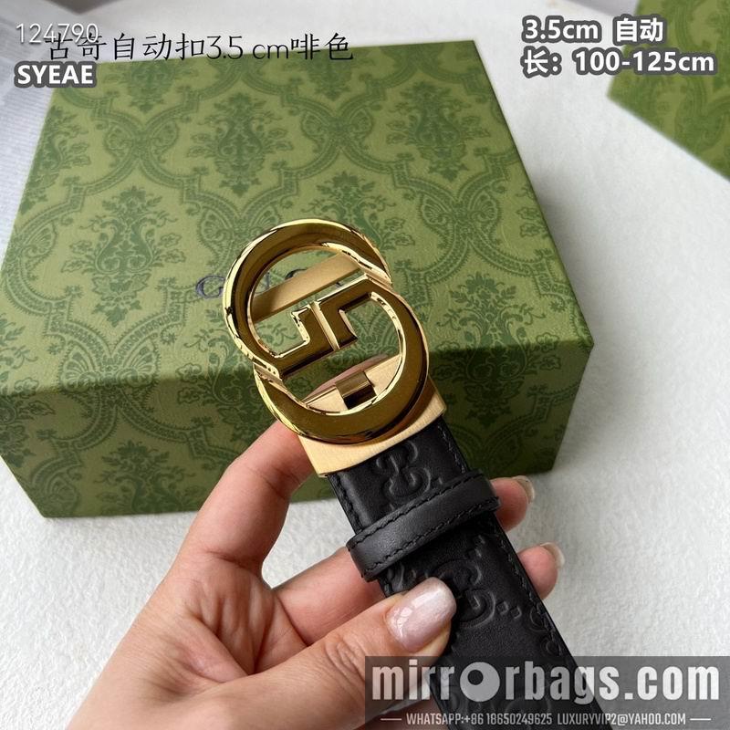 Gucci belt 35mmX100-125cm 8L18