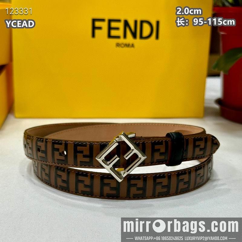 Fendi belt 20mmX95-115cm 8L15