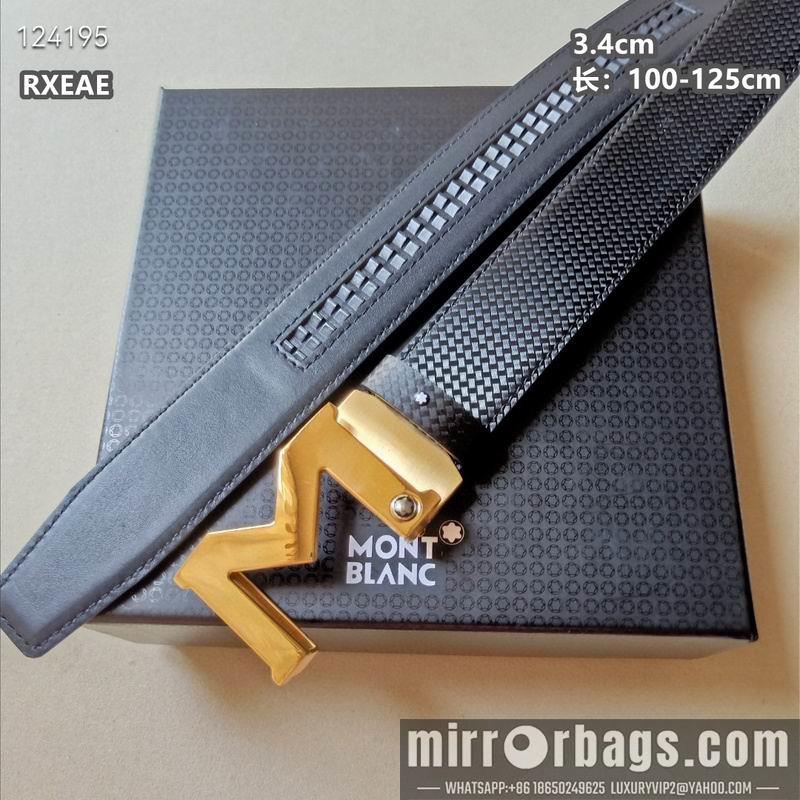 Montlanc belt 34mmX100-125cm 8L15