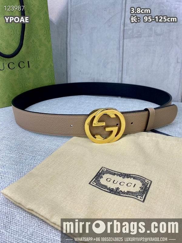 Gucci belt 38mmX95-125cm 8L10