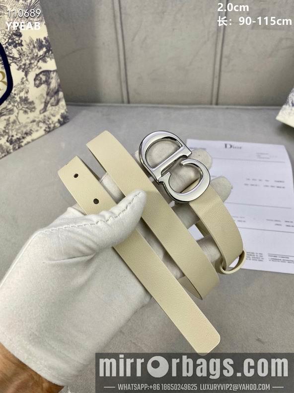 Dior Belt 20mmX90-115cm 8L04