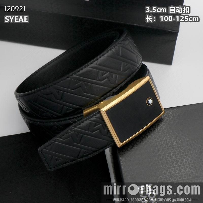 Montblanc belt 自动扣 35mmX100-125cm 8L072007