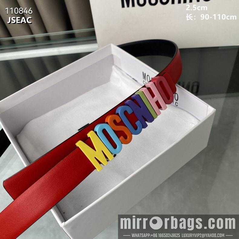 Moschino Belt 25mmX90-110cm 8L01