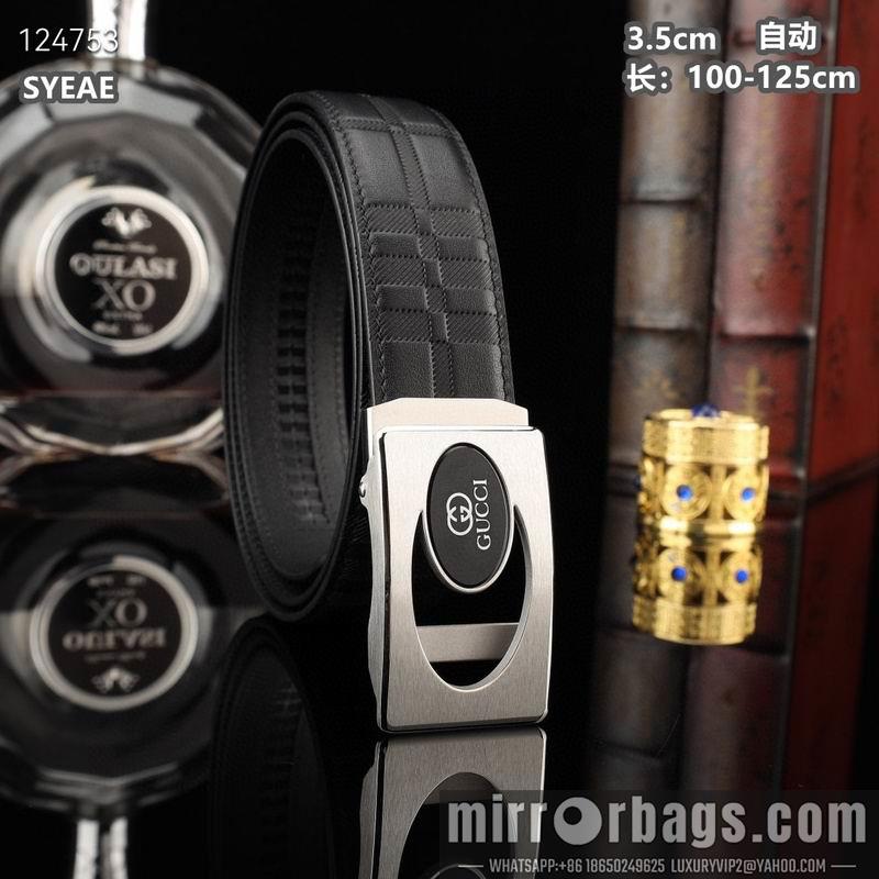Gucci belt 35mmX100-125cm 8L24